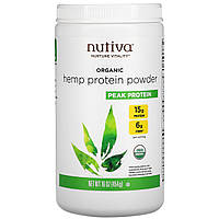 Nutiva, Протеин в порошке из органической конопли, 454 г (16 жидк. унций) - Оригинал