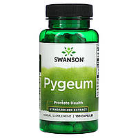 Swanson, Pygeum, Prostate Health, 100 Capsules - Оригинал