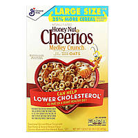 General Mills, Honey Nut Cheerios Medley Crunch, 16.7 oz (473 g) - Оригинал