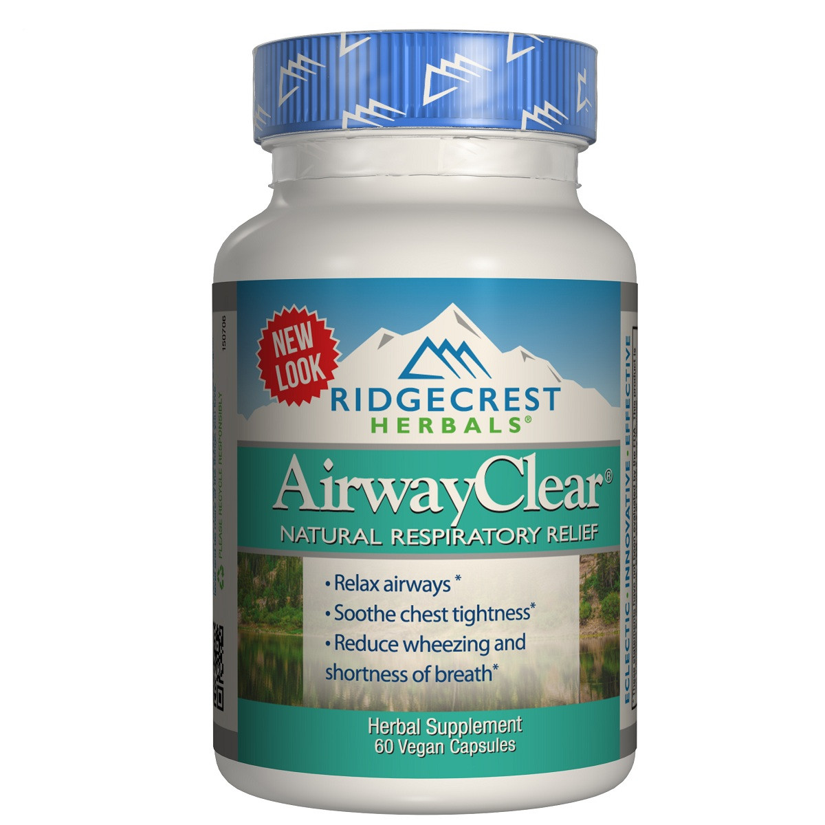 Натуральний Респіраторний Комплекс, AirwayClear, RidgeCrest Herbals, 60 гельових капсул