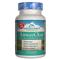 Натуральный Респираторный Комплекс, AirwayClear, RidgeCrest Herbals, 60 гелевых капсул