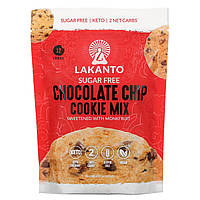 Lakanto, смесь для печенья с шоколадной крошкой, без сахара, 192 г (6,77 унции) - Оригинал