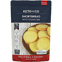 Keto and Co, Keto Cookie Mix, песочное печенье, 230 г (8,1 унции) - Оригинал