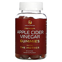 Nobi Nutrition, Premium Apple Cider Vinegar Gummies with The Mother, Apple , 60 Gummies - Оригинал