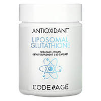 CodeAge, антиоксидант, ліпосомальний глутатіон, 60 капсул, оригінал. Доставка з США/ЄС протягом 14 днів