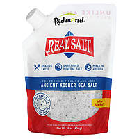 Redmond Trading Company, Real Salt, древняя кошерная морская соль, 454 г (16 унций) - Оригинал