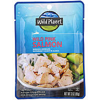 Wild Planet, дикий горбуша без шкіри і без кісток, 85 г (3 унції), оригінал. Доставка з США/ЄС протягом 14 днів