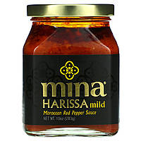 Mina, Harissa Mild, Марокканський соус з червоного перцю, 10 унцій (283 м, оригінал. Доставка з США/ЄС протягом 14 днів