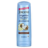 Jergens, Увлажняющее средство Wet Skin Moisturizer для нанесения на влажную кожу, с кокосовым маслом, 295 мл -