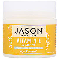 Jason Natural, омолаживающий увлажняющий крем с витамином E, 25 000 МЕ, 113 г (4 унции) - Оригинал