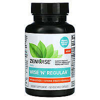 Zenwise Health, Wise 'N' Regular, 60 растительных капсул - Оригинал