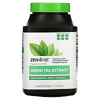 Zenwise Health, Экстракт зеленого чая, 72 капсулы - Оригинал