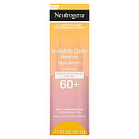 Neutrogena, Invisible Daily Defense солнцезащитная сыворотка для лица, SPF 60+, 50 мл (1,7 жидк. Унции) -