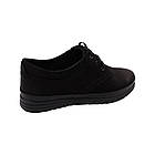 Туфлі чоловічі Detta чорні нубук, 45, фото 4