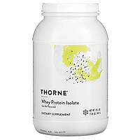 Thorne Research, Изолят сывороточного протеина, ваниль, 837 г (1,84 фунта) - Оригинал