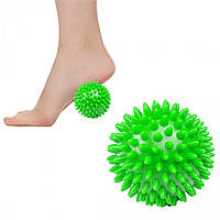 Массажный мяч с шипами Springos Spike Ball 9 см FA0018. Мяч для массажа с шипами -UkMarket-