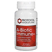 Protocol for Life Balance, A-Biotic Immune +, 60 мягких таблеток - Оригинал