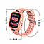 Дитячий водонепроникний розумний смарт-годинник з GPS і Wi-Fi Smart Baby Watch Df45 рожевий UB арт. 8630, фото 4