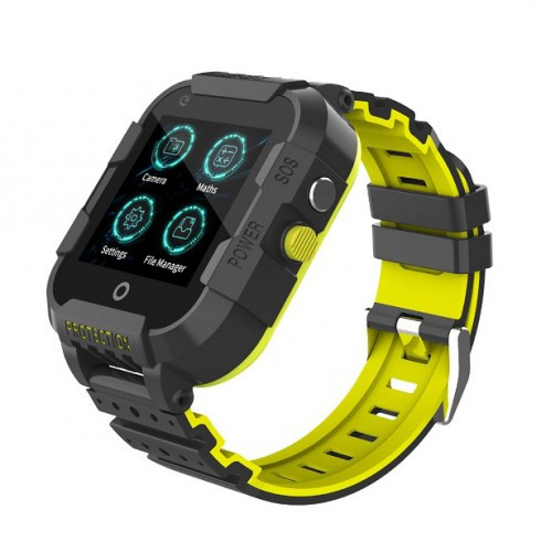 Дитячі Розумні смарт годинник телефон з GPS і WI-FI Smart Baby Watch Df39Z Original Plus З видеозвонком 4G чорні