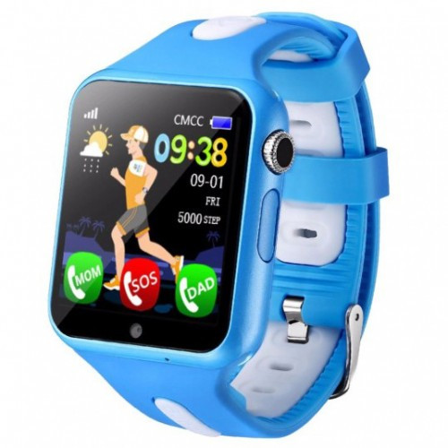 Дитячий розумний смарт-годинник-телефон Smart Baby Watch V5K + Original блакитний UB арт. 3363