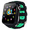 Дитячий розумний смарт-годинник-телефон Smart Baby Watch V5K + Original чорно-зелений UB арт. 3365, фото 2