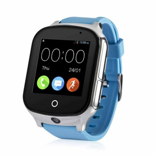 Дитячі розумні смарт годинник-телефон з GPS Smart Baby Watch A19 Original блакитні (sm) UB арт. 3376