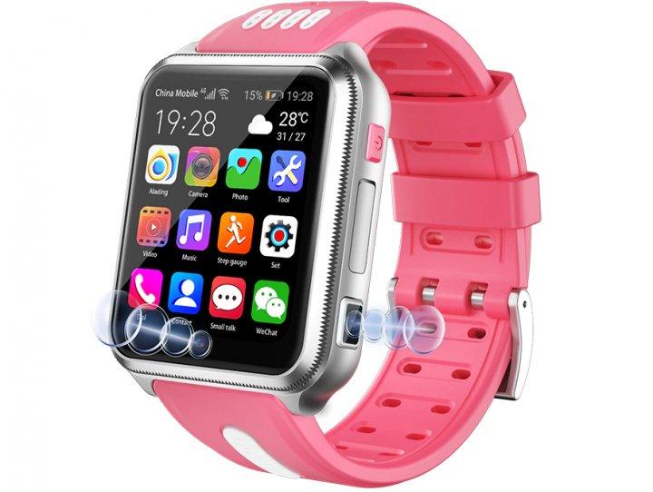 Дитячі розумні смарт-годинник (телефон) Smart Baby Watch K45i Android рожеві (4 ядра) UB арт. 8446