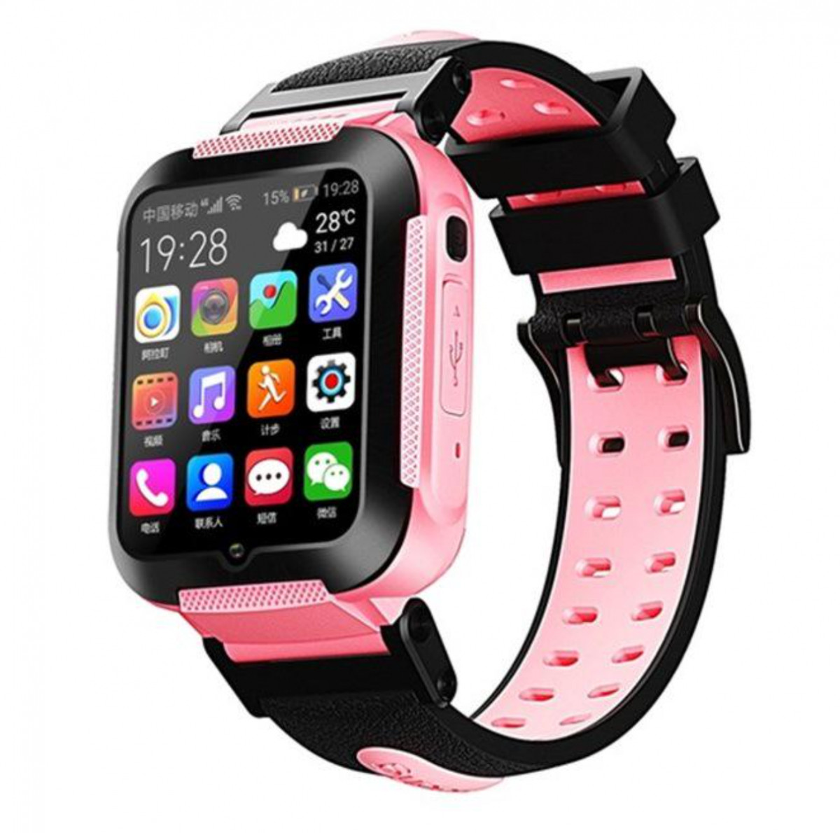 Детские умные смарт-часы (телефон) Smart Baby Watch K70 Android  черно-розовые ( 2 ядра) UB арт. 8455 (ID#1584165180), цена: 4808.70 ?,  купить на Prom.ua