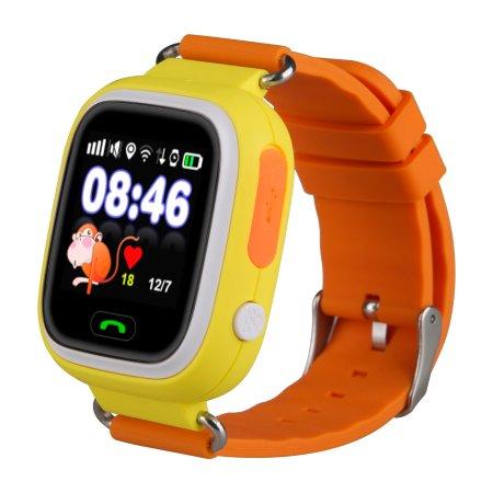 Дитячі розумні годинник-телефон з GPS трекером Smart Baby Watch Q90s Original жовті UB арт. 3241