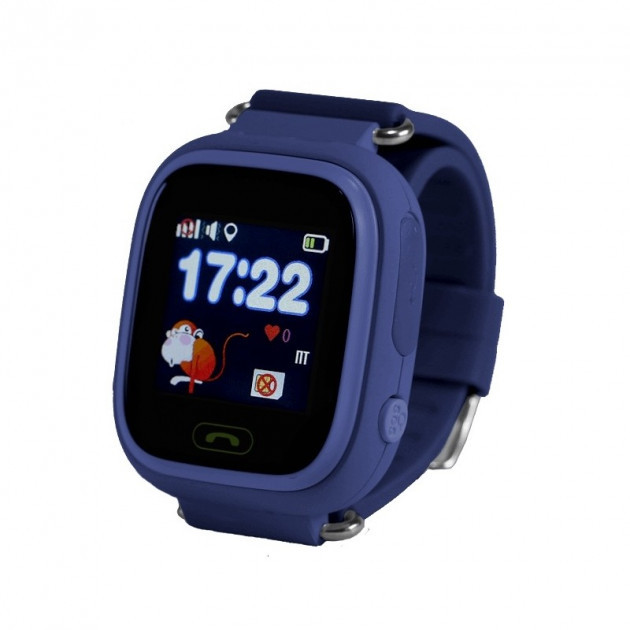 Дитячі розумні годинник-телефон з GPS трекером Smart Baby Watch Q90s Original сині UB арт. 3243