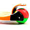 Дитячий самокат Scooter MAXI з різнокольоровими колесами помаранчевий UB арт. 1067, фото 4