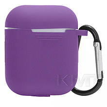 Case For AirPods With Hook — Purple