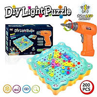 Конструктор Tu Le Hui "Diy Light Puzzle" (200 детали) 12LED TLH-19! Мега цена