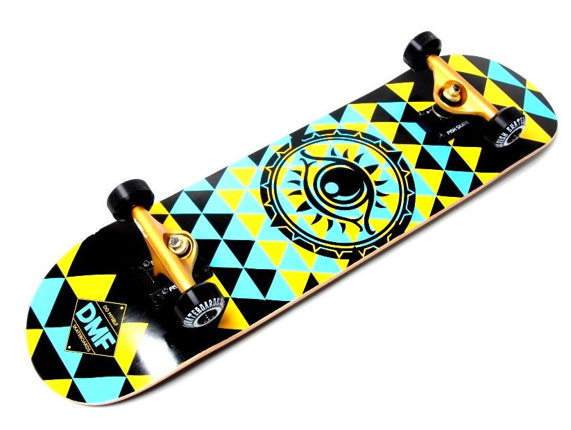 Дерев'яний Скейтборд Fish Skateboard Eye DMF UB арт. 1480