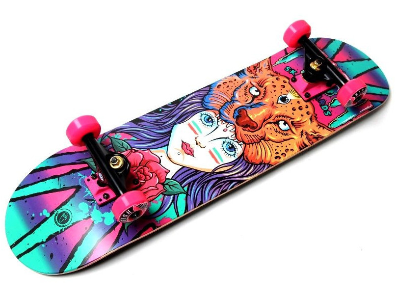 Дерев'яний Скейтборд Fish Skateboard Girl UB арт. 1466