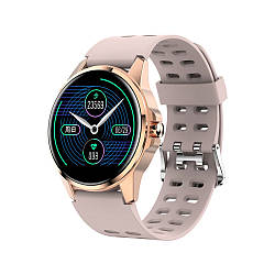 Розумні смарт-годинник фітнес Smart Watch Pro R23 (пульс) рожевий, силікон UB арт. 4429