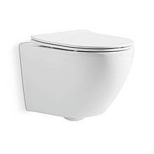 Унітаз підвісний Devit Універсальний 3020162 безободковый, кришка Slim Soft-Close, QuickFix