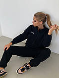 Спортивний костюм жіночий Кольори : молоко , чорний , сірий, беж, фото 5