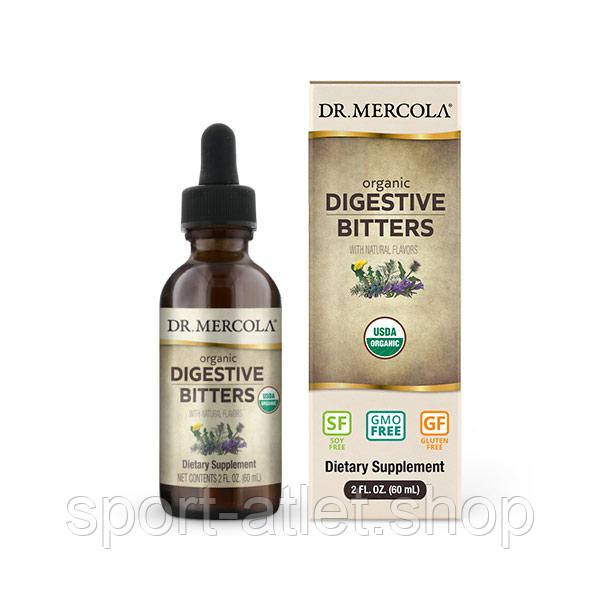 Натуральна добавка Dr. Mercola Organic Digestive Bitters, 60 мл