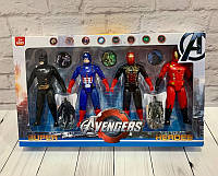Набір героїв Месники Avengers у коробці,Людина-павук, Бетмен, Залізна людина, Капітан Америка
