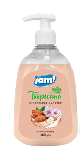 Крем-мило рідке "Jam!" мигдальне молочко 460г(20)