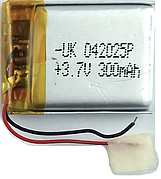Акумулятор універсальний 042025P 26 х 19 х 4 мм, 300 mAh 3.7 V,