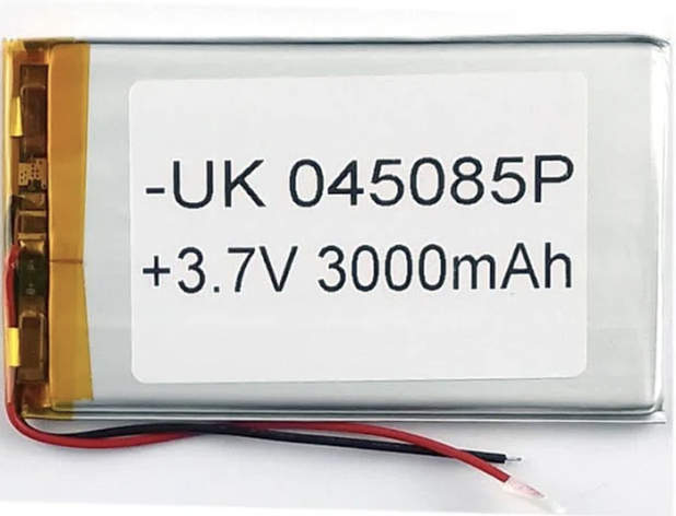 Акумулятор універсальний 045085P 86 х 50 х 4 мм 3000 mAh 3.7 V,, фото 1