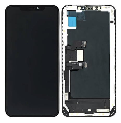 Дисплей (екран) для iPhone XS Max + тачскрін, чорний, оригінал, фото 1