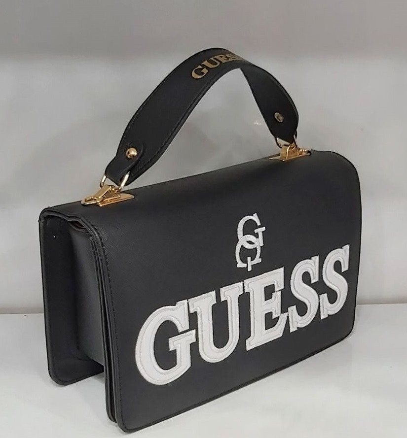 Жіноча сумка Guess, тканинний ремінь, 26*17*9 см, 931066, фото 1