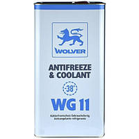 Антифриз WOLVER Antifreeze & Coolant WG11 синій, ГОТОВИЙ, 5л