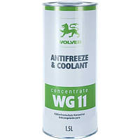 Антифриз WOLVER ANTIFREEZE & COOLANT CONCENTRATE WG11 зелений, 1,5 л