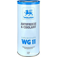 Антифриз концентрат WOLVER ANTIFREEZE & COOLANT CONCENTRATE WG11 синій, 1,5 л