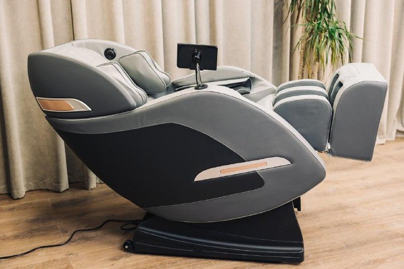 Масажне Крісло XZERO Y14 SL Premium Gray Багатофункціональне з різними видами масажу Польща, фото 1