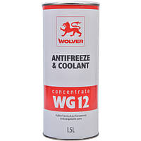 Антифриз концентрат WOLVER ANTIFREEZE & COOLANT CONCENTRATE WG12 красный , 1,5л